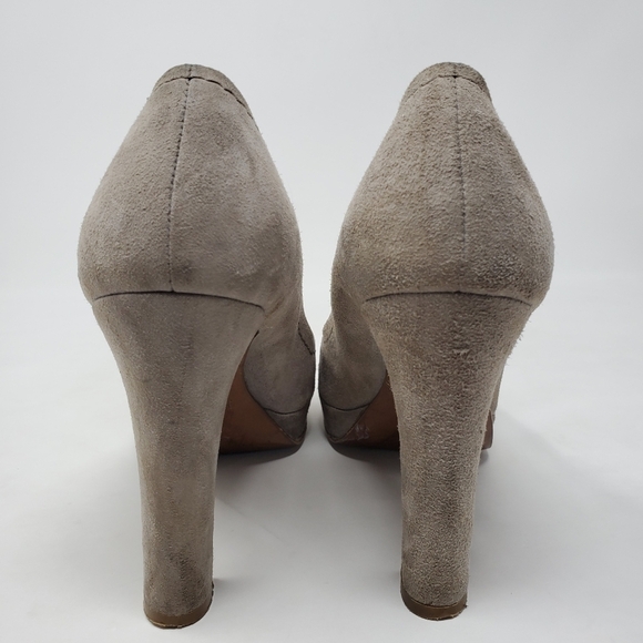 J. Crew Suede Leather Wedge Heels Italy - Picture 7 of 13